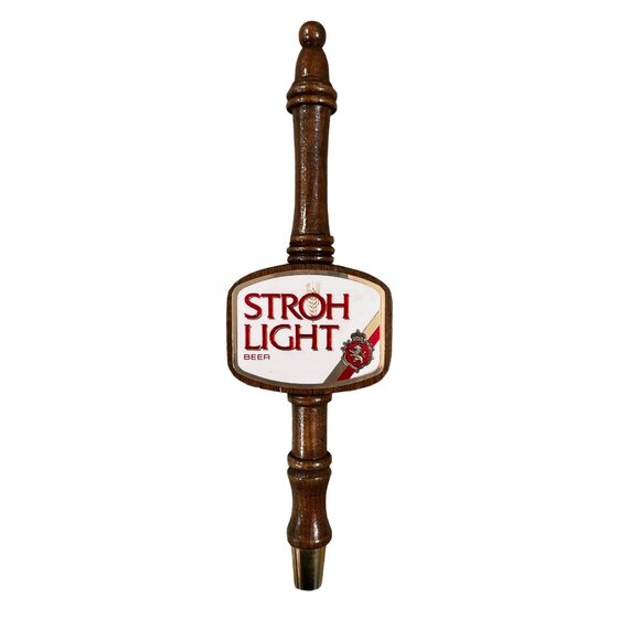 Vintage‎ Stroh Light Wooden Beer Tap, Vintage Beer Collectibles, Man Cave Decor - Picture 1 of 7